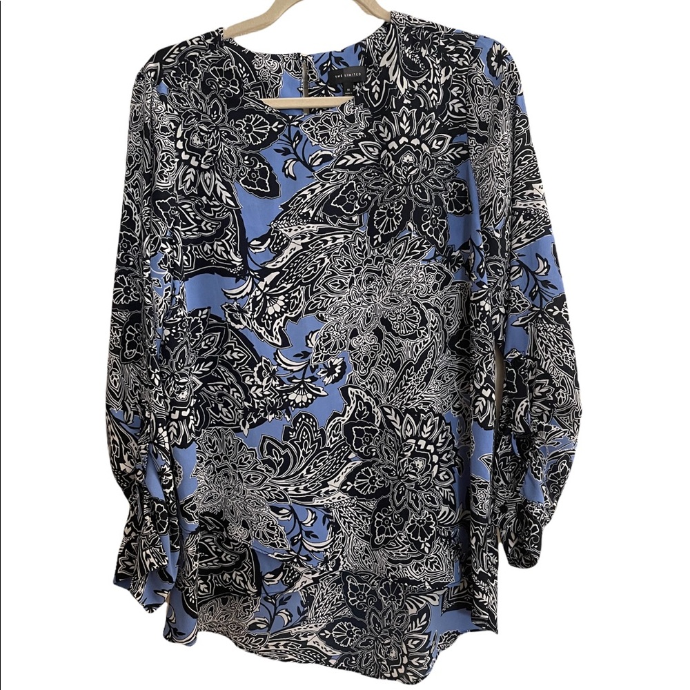 Classic blues top from The Limited